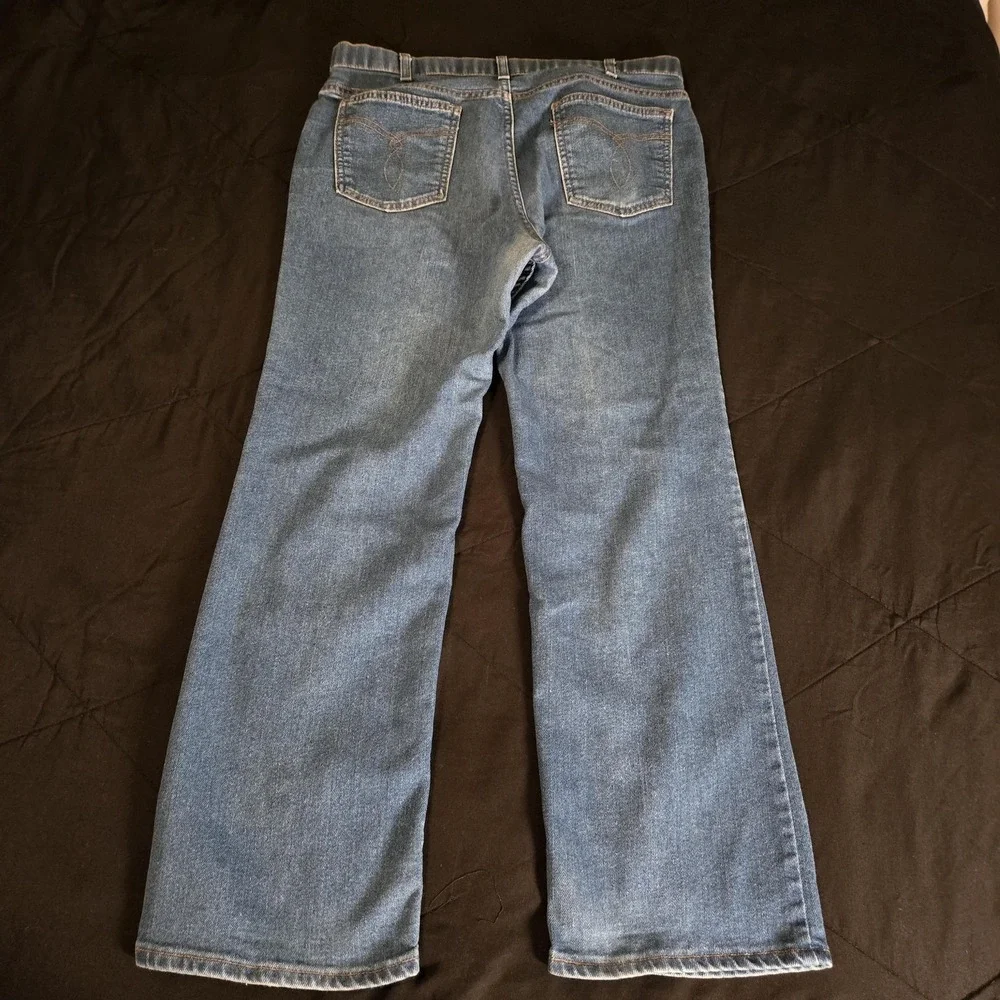 Vintage 80s Levi's Black Tab Skosh More‎ Room Bootcut Jeans USA W36 L29 Rare